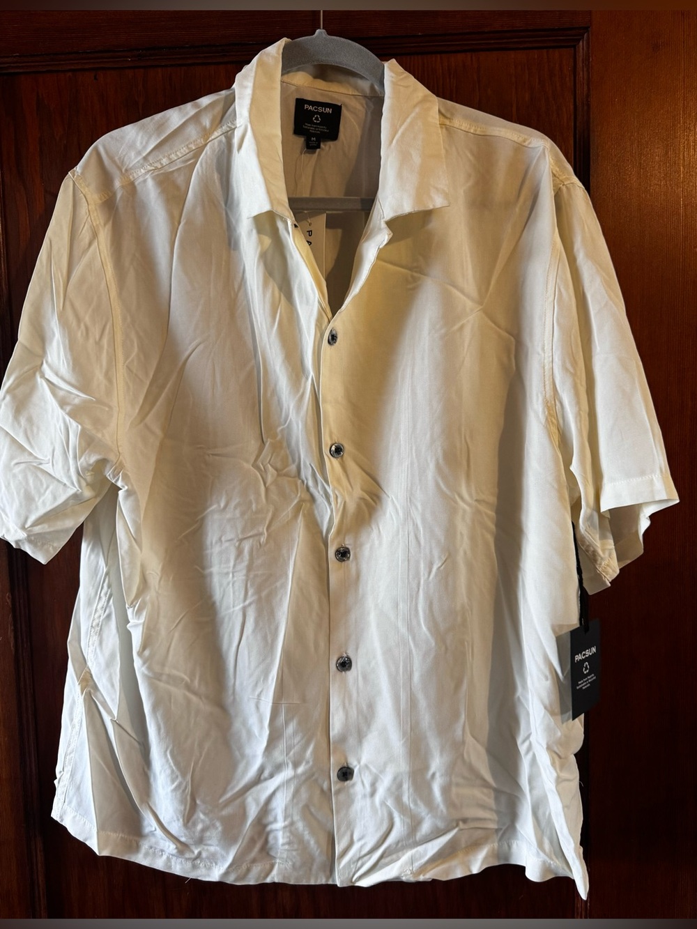 PacSun Mens Short-Sleeve Button-Up Shirt